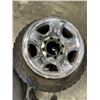 Image 2 : 2 BF GOODRICH AND RADIAL MUD AND SNOW LT265 TIRES W/ 4 RIMS AND HUB CAPS