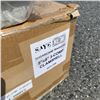 Image 2 : CASE OF SAYE 8" X 8" 3 COMPARMENT CLAMSHELL CONTAINERS 200CT