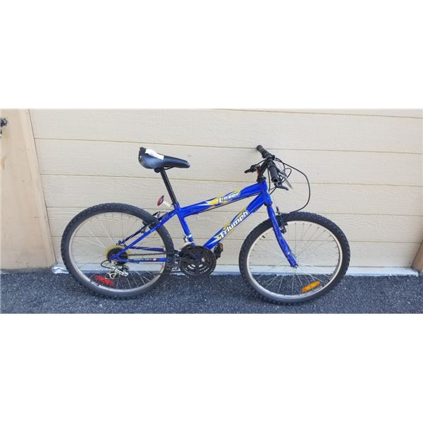 BLUE TRIUMPH BIKE