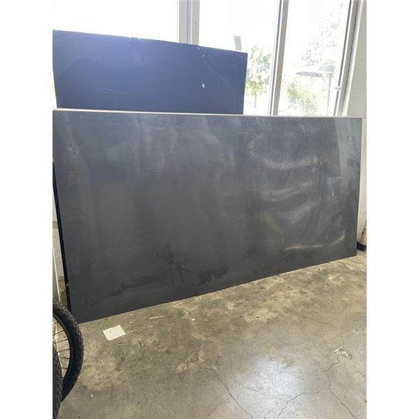 APPROX 15/16 SHEETS OF PLEXI GLASS, ASSORTED THICKNESS AND COLOR, 4X8FT AND SMALLER