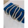 Image 1 : EXTRA LENGTH, HAND KNOTTED PEARLS NECKLACE, 27"