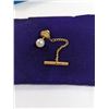 Image 1 : 1/20 12K GF PIN W/ LARGE GENUINE CULTURED PEARL