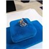 Image 2 : VINTAGE 925 STERLING SILVER RING, SIZE 8