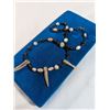 Image 2 : GENUINE PEARLS AND MOTHER OF PEARL BEADS CHOKER NECKLACE