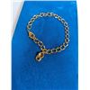 Image 2 : SAMPLE BABY SHOE CHARM W/ CHAIN BRACELET