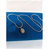 Image 1 : 925 STERLING SILVER CHAIN W/ PENDANT NECKLACE