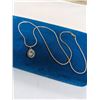 Image 2 : 925 STERLING SILVER CHAIN W/ PENDANT NECKLACE