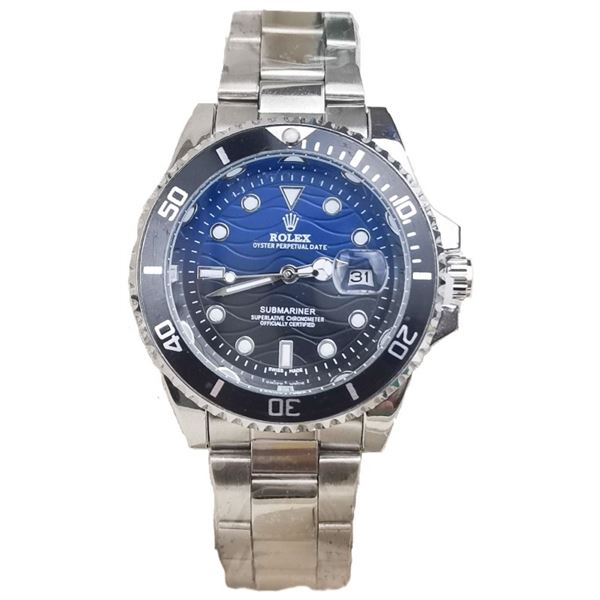 ROLEX SUBMARINER, BLUE DIAL, BLACK BEZEL - UNAUTHENTIC