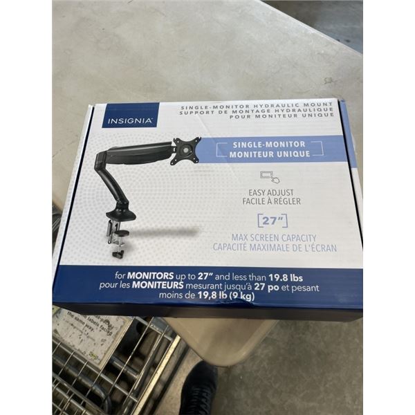 INSIGNIA SINGLE MONITOR HYDRAULIC MOUNT