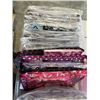 Image 2 : TRAY OF NEW MAKEUP POUCHES AND A DRY ERASE BOARD