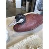 Image 3 : WOODEN DUCK DECOY, BUUHDA ORNAMENT AND 3 BOXES OF WALL PLAQUES
