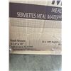 Image 2 : BOX OF KRUGER METRO MEALMATES DISPENSER NAPTINS 1-PLY