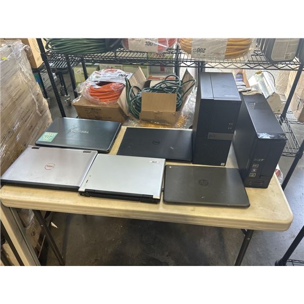 ASSORTED PARTS LAPTOPS AND DESKTOP COMPUTERS