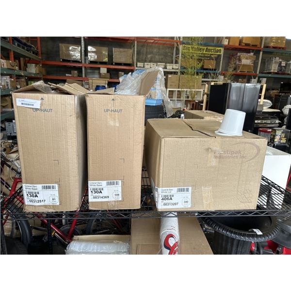 3 BOXES OF 24OZ FOOD CONTAINERS W/ LIDS - 1000 SETS TOTAL