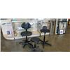 Image 1 : 3 GASLIFT CHAIRS