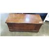 Image 1 : VINTAGE WALNUT CEDAR LINED TRUNK