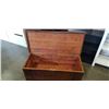 Image 2 : VINTAGE WALNUT CEDAR LINED TRUNK