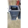 Image 2 : PAIR OF PLASTIC OUTDOOR PLANTERNS. 28" TALL. 16 X 16"