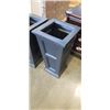 Image 3 : PAIR OF PLASTIC OUTDOOR PLANTERNS. 28" TALL. 16 X 16"