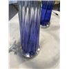 Image 3 : 2 BRAND NEW GLASS TABLE LAMPS W/ FABRIC SHADE, 3-WAY TOUCH DIMMING CONTROL AND DUAL USB PORTS