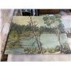 Image 4 : LARGE LOT OF ESATE ARTWORK, INCLDUING VINTAGE AND ANTIQUE FRAMES AND ART