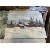 Image 5 : LARGE LOT OF ESATE ARTWORK, INCLDUING VINTAGE AND ANTIQUE FRAMES AND ART