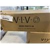 Image 2 : VIVO TRIPLE MONITOR DESK STAND AND VIVO BLACK 71" X 36" RGB DESK PAD