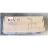 Image 1 : VIVO BLACK ELECTRIC FLIP DOWN CEILING TV MOUNT