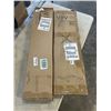 Image 1 : VIVO BLACK LARGE TV STAND FOR TREADMILLS & ELLIPTICALS AND VIVO BLACK TV STAND