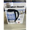 Image 2 : HAMILTON BEACH 1.7L ELECTRIC GLASS KETTLE - TESTED WORKING