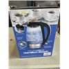 Image 3 : HAMILTON BEACH 1.7L ELECTRIC GLASS KETTLE - TESTED WORKING