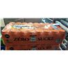 Image 1 : FLAT OF ZERO SUGAR PEACH MANGO GINGERALE, SOME CANS MAY BE MISSING