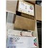 Image 1 : NEW 30PC WOOD STOCK SUPPLY KITS, 2 HOT GLUE GUN STANDS W/ 20 STICKS, AND CASE OF KNIGHT AUTOMATON