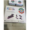 Image 2 : NEW IMAGINATION MAKER YOUTH SAFE QOOD WORKING 4-IN-1 STUDIO KIT, NEW 30PC WOOD STOCK SUPPLY KITS, AN