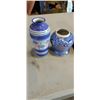 Image 2 : TRAY OF NEW VASES AND WOODEN CANDLE SET