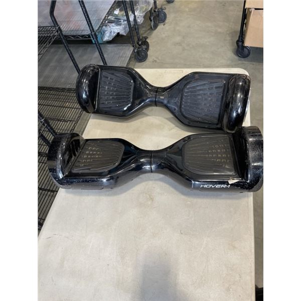 TWO HOVERBOARDS UNKNOWN WORKING CONDITION NO CHARGER