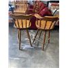 Image 2 : PAIR OF WOODEN BAR CHAIRS