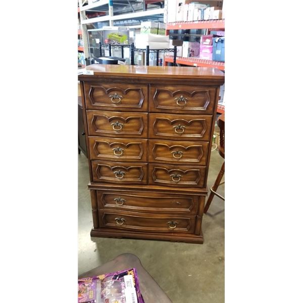 6 DRAWER WALNUT DRESSER