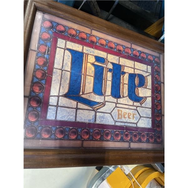 VINTAGE LITE BEER ADVERTISEMENT