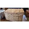Image 1 : LARGE WICKER STORAGE CHEST