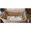 Image 2 : LARGE WICKER STORAGE CHEST