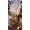 Image 3 : LARGE WICKER STORAGE CHEST