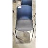 Image 2 : 4 BLACK STACKING CHAIRS