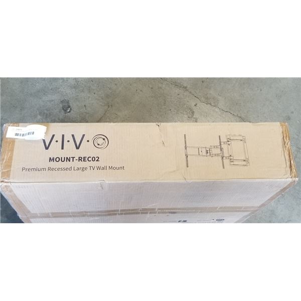 VIVO PREMIUM RECESSED LARGE TV WALL MOUNT