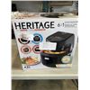 Image 2 : HERITAGE INFRARED 4.5QT 6-IN-1 STEAM AIR FRYER - TESTED WORKING, RETAIL $299