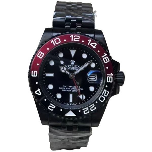 ROLEX SUBMARINER, RED DIAL, RED/ BLACK BEZEL - UNAUTHENTIC