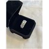 Image 3 : NEW S925 1.0CT SIMULATED DIAMOND (CZ) MANS RING, RESIZEABLE, MOUNTED IN 925 STERLING SILVER W/ WHITE