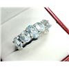 Image 2 : STERLING SILVER NATURAL BLUE TOPAZ RING, SIZE 7, RETAIL $450.00.