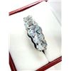 Image 3 : STERLING SILVER NATURAL BLUE TOPAZ RING, SIZE 7, RETAIL $450.00.
