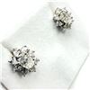 Image 1 : STERLING SILVER MOISSANITE EARRINGS, W/A $400.00.